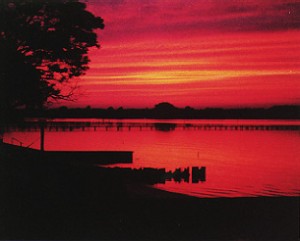 Sunset over Queen's Creek